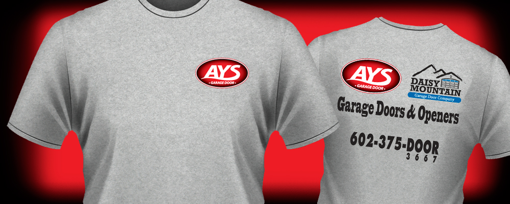 Screen Printing for AYS Garage Doors
