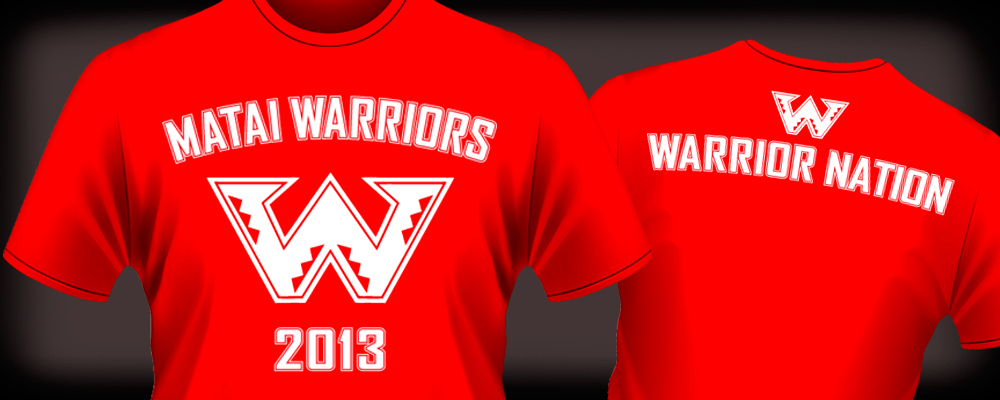 Screen Printing for the Matai Warriors